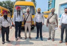 ਸਕੂਲ ਵਾਹਨ ਟੀਮ ਵੱਲੋ ਚੈਕਿੰਗ ਦੌਰਾਨ ਜਲਾਲਾਬਾਦ ਵਿੱਚ 08 ਚਲਾਨ