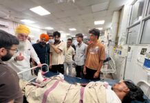 ਸਪੀਕਰ ਸ. ਸੰਧਵਾਂ ਵੱਲੋਂ ਗੁਰੂ ਗੋਬਿੰਦ ਸਿੰਘ ਮੈਡੀਕਲ ਕਾਲਜ ਅਤੇ ਹਸਪਤਾਲ ਦਾ ਅਚਨਚੇਤ ਦੌਰਾ, ਮਰੀਜ਼ਾਂ ਦਾ ਹਾਲ ਚਾਲ ਜਾਣਿਆ