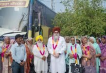 ਸ. ਸੰਧਵਾਂ ਨੇ ਤੀਰਥ ਯਾਤਰਾ ਲਈ ਬੱਸਾਂ ਨੂੰ ਦਿਖਾਈ ਹਰੀ ਝੰਡੀ