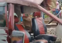ਸਕੂਲੀ ਬੱਚਿਆਂ ਨੂੰ ਲੈ ਜਾ ਰਹੀ ਵੈਨ ਟ੍ਰੇਨ ਨਾਲ ਟਕਰਾਈ