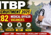 ITBP ’ਚ 282 ਮੈਡੀਕਲ ਅਫਸਰਾਂ ਦੀ ਭਰਤੀ, 8 ਸਤੰਬਰ ਤੱਕ ਅਪਲਾਈ