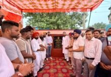ਪਿੰਡ ਭੱਠਲਾਂ ‘ਚ ਖੇਡ ਮੈਦਾਨ ਪਿੰਡ ਵਾਸੀਆਂ ਨੂੰ ਸਮਰਪਿਤ