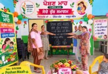 ਆਂਗਣਵਾੜੀ ਕੇਦਰਾਂ ਵਿੱਚ ਪੋਸ਼ਣ ਸਬੰਧੀ ਜਾਗਰੂਕਤਾ ਗਤੀਵਿਧੀਆ ਕਰਵਾਇਆਂ