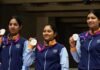 ਏਸ਼ੀਆਈ ਖੇਡਾਂ 2026: ਭਾਰਤੀ ਮਹਿਲਾ ਨਿਸ਼ਾਨੇਬਾਜ਼ਾਂ ਦਾ ਸ਼ਾਨਦਾਰ ਆਗਾਜ਼, 10 ਮੀਟਰ ਏਅਰ ਰਾਈਫਲ ਟੀਮ ਮੁਕਾਬਲੇ ’ਚ ਜਿੱਤਿਆ ਚਾਂਦੀ ਦਾ ਤਗਮਾ